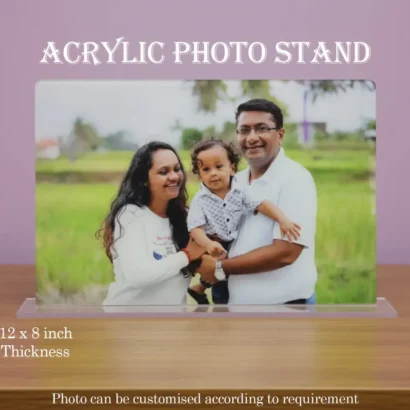 Acrylic photo stand